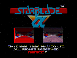 Blade title screen for Playstation